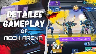 Detailed Gameplay of Mech Arena || Explained from basics || MECH ARENA GAMEPLAY!!