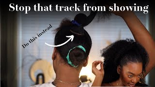 Easiest Way to Install a Half Up Hair Down hairstyle with ZERO leave out!