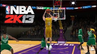 NBA 2K13 Gameplay (PSP), Los Angeles Lakers vs Boston Celtics