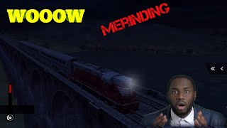 Kereta api mengantarkan penumpang pada saat hujan lebat || train simulator ultra grafik