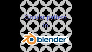 How to create this circular pattern in Blender