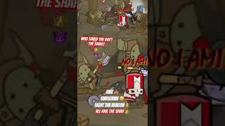 WHO TAKES ALL THE GLORY? 👑 👻 #castlecrashers #funnymoments #gamingchannel #multiplayer #behemoth