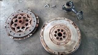 ford focus 1.8tdci how to change clutch set and flywheel