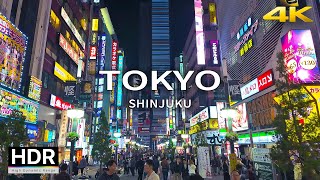 4K HDR/Binaural | Shinjuku Friday Night Walking Tour / Tokyo Japan 2024