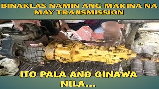 MAKINA NA MAY TRANSMISSION BINAKLAS NAMIN PARA MAKINA NYO KUNG PAANO KINUMBINAR