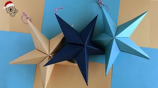 How To Make A Star At Home | DIY Awesome Paper Star | Xmas Star