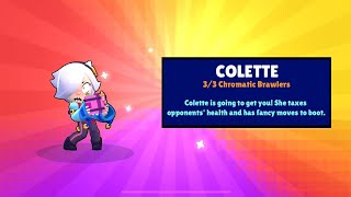 Unlocking Newest Chromatic Brawler Colette Brawl Stars!