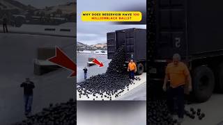 Why does reservoir have 100 million black balls?#inventions #knowledge #shortvideo #shorts