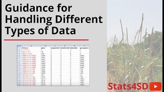 Guidance for Handling Different Types of Data