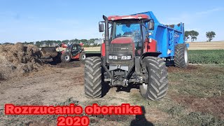 Rozrzucanie obornika 2020 .Testy Euromilka .