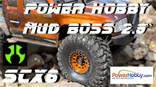 Scx6 Power Hobby Mud Boss 2.9 tire review Free Dual stage foams?