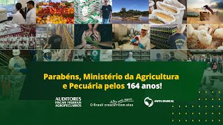 Parabéns, Ministério da Agricultura e Pecuária pelos 164 anos!