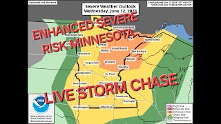 🔴LIVE Storm Chaser - Tornado Threat? Minnesota/Wisconsin