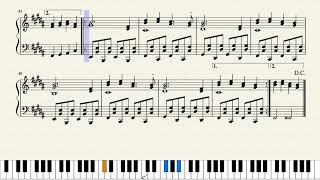 THE WORLD REVOLVING Tutorial on Piano || Deltarune Sheets Music