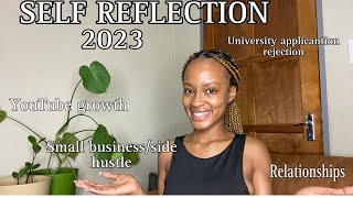 #vlogmas : DAY 1| Self Reflecting 2023 + ChitChat| South African YouTuber