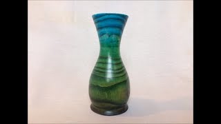 Quick step by step guide on spirit stain bud vase coloring!