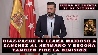 RUEDA DE PRENSA DE DIAZ PACHE, PIDE LA RENUNCIA INMEDIATA DE SANCHEZ, TAMBIEN BEGO Y EL HERMANISIMO