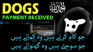 $2502 Dogs Airdrop Payment Received Alhamdulillah