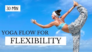 30 min Vinyasa Yoga Flow For Flexibility | Stretches for Hamstrings and Hips