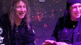 ANVIL interview Robb Reiner & Lips Lyon 27 Février 2020