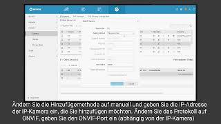 Wie füge ich eine PoE-Kamera einer Drittmarke zum ANNKE NVR hinzu?(DE)