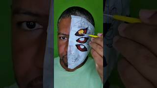 Demon Slayer Máscara #youtube #makeup #pinturaartistica #makeuptutorial #anime