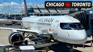 FLYING AIR CANADA's A220 | Chicago to Toronto in Economy