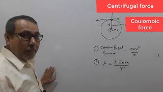 Derive an expression for the radius of `n^(th)` Bohr's orbit in Hydrogen atom.