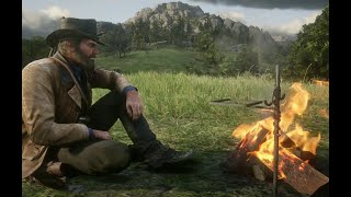 Arthur Morgan, Singing, Playing, Killing continued. - RDR2 - T.S. 0002 Full