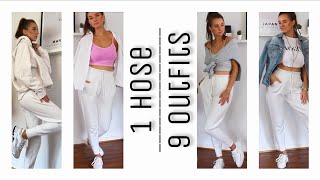 LOOKBOOK | 1 Jogginghose 9 Styles  | Casual, Sporty, Elegant, Cute