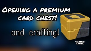 Opening a premium card chest and crafting a card! June 2021. Marvel Future Fight