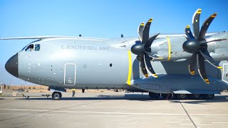 FIDAE Air Show, U.S. Air Force B-52 Stratofortress, Spain Air Force Airbus A400M