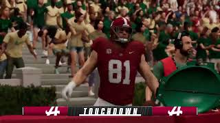 College Football 25 Alabama vs South Florida 2024 Gameplay Xbox Series X.