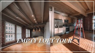 EMPTY LOFT TOUR! Unpack & Organize with Me