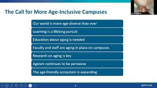 How Age Inclusive is Your Campus? Use the Age-Friendly Inventory & Campus Climate Survey to Find Out