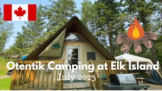 Otentik Camping at Elk Island - July 2023 #familyvlog