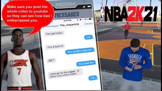 2K21 | This Park Player Called Me Out. Trash Talker Gets Exposed.