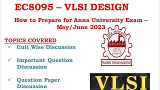 Anna University Exam Preparation - EC8095 VLSI Design Important Questions