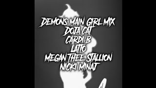 Demons - Doja Cat, Cardi B, Nicki Minaj, Megan Thee Stallion, Latto (Mashup)