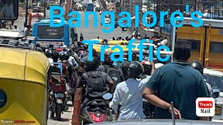 Riding in traffic of Bangalore | 07 July 2024 #motovlogger #yamahafzsv3bs6 #yamaha #motovlogging