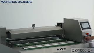 Pneumatic roller type vacuum pachaging machine DZ 1000QF automatic vacuum sealer