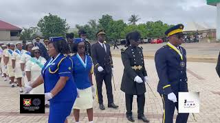 Officers Match onto Parade