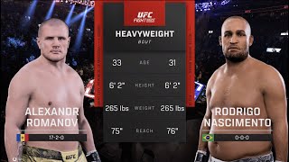 UFC Edmonton: Romanov vs Nascimento (UFC 5 Simulation)