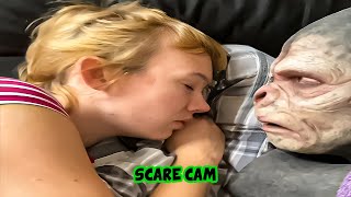 BEST SCARE CAM Priceless Reactions 2024😈#72 | Funny Videos TikTok🤣🤣 | CoCo Scare Cam |