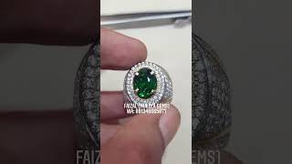 Premium Item.. Natural Tsavorite Garnet (Vivid Green) (4.++ Ct) Harga: Wa (081346665077)