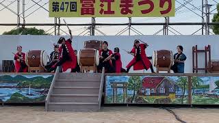 倭寇太鼓(富江バラモン会) 2023年五島列島福江島　富江祭りにて. Wako Taiko by Tomie Balamon Kai 2023 Tomie Matsuri in Goto