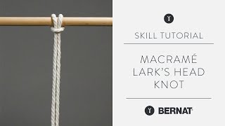 Macramé Tutorial - Larks Head Knot