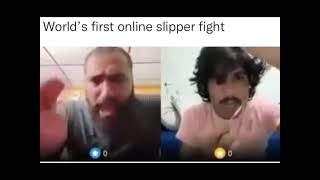 World's first slipper fight by Arab when they find the real shaitan #shorts #satan