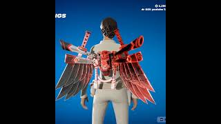 Fortnite Corrupted Bladed Wings back bling