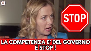 QUESTIONE ALBANIA, GIORGIA MELONI: “TRIBUNALE DI ROMA? LA COMPETENZA É DEL GOVERNO E STOP!"